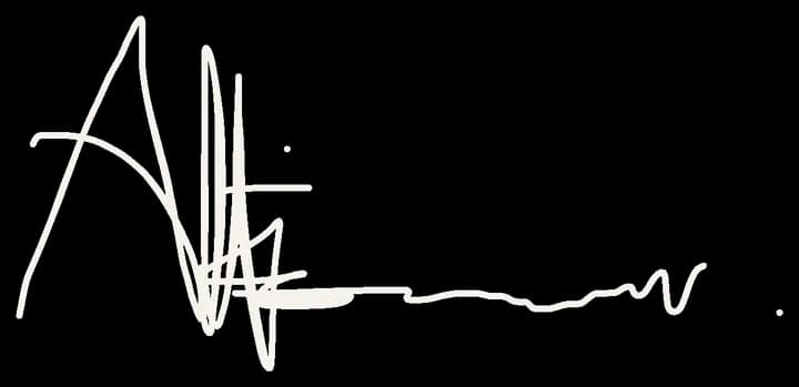 Ali’s signature